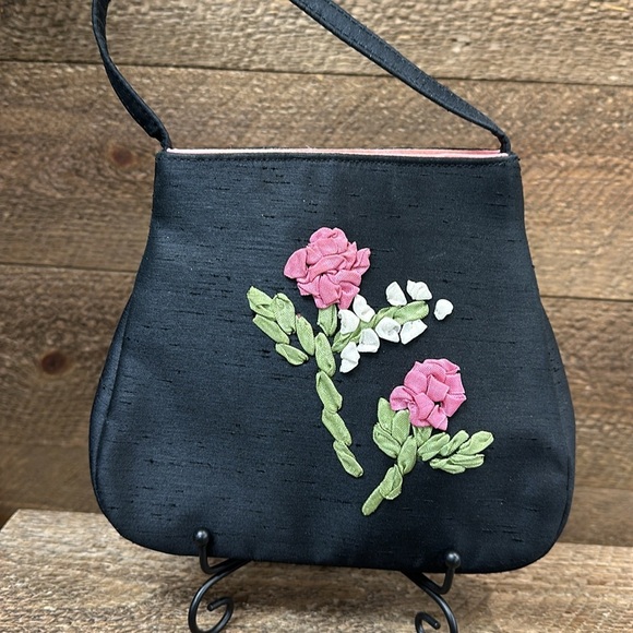 RAFE New York Vintage Embroidered Silk Handbag - Picture 1 of 9